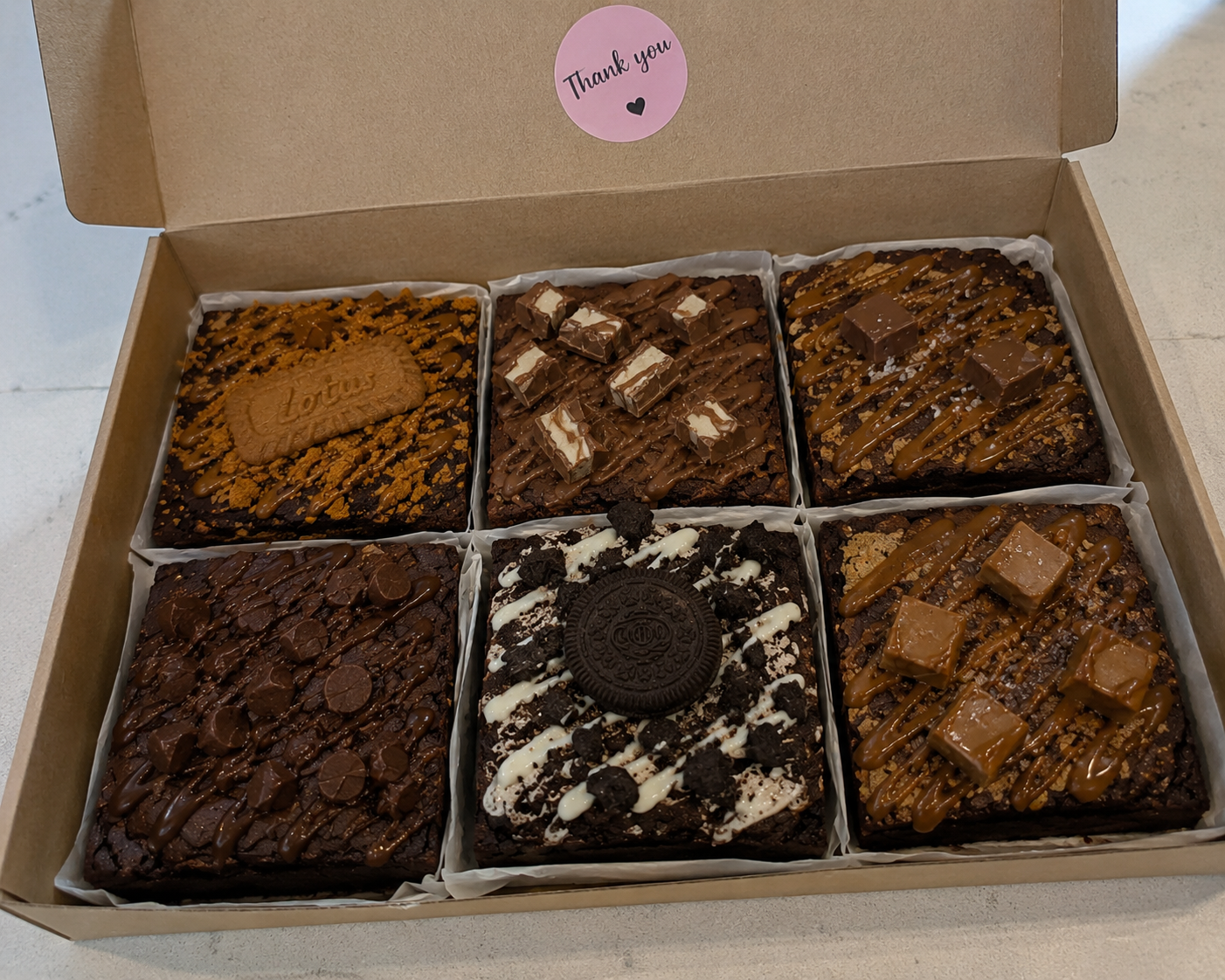 Build Your Own (6 Brownies)