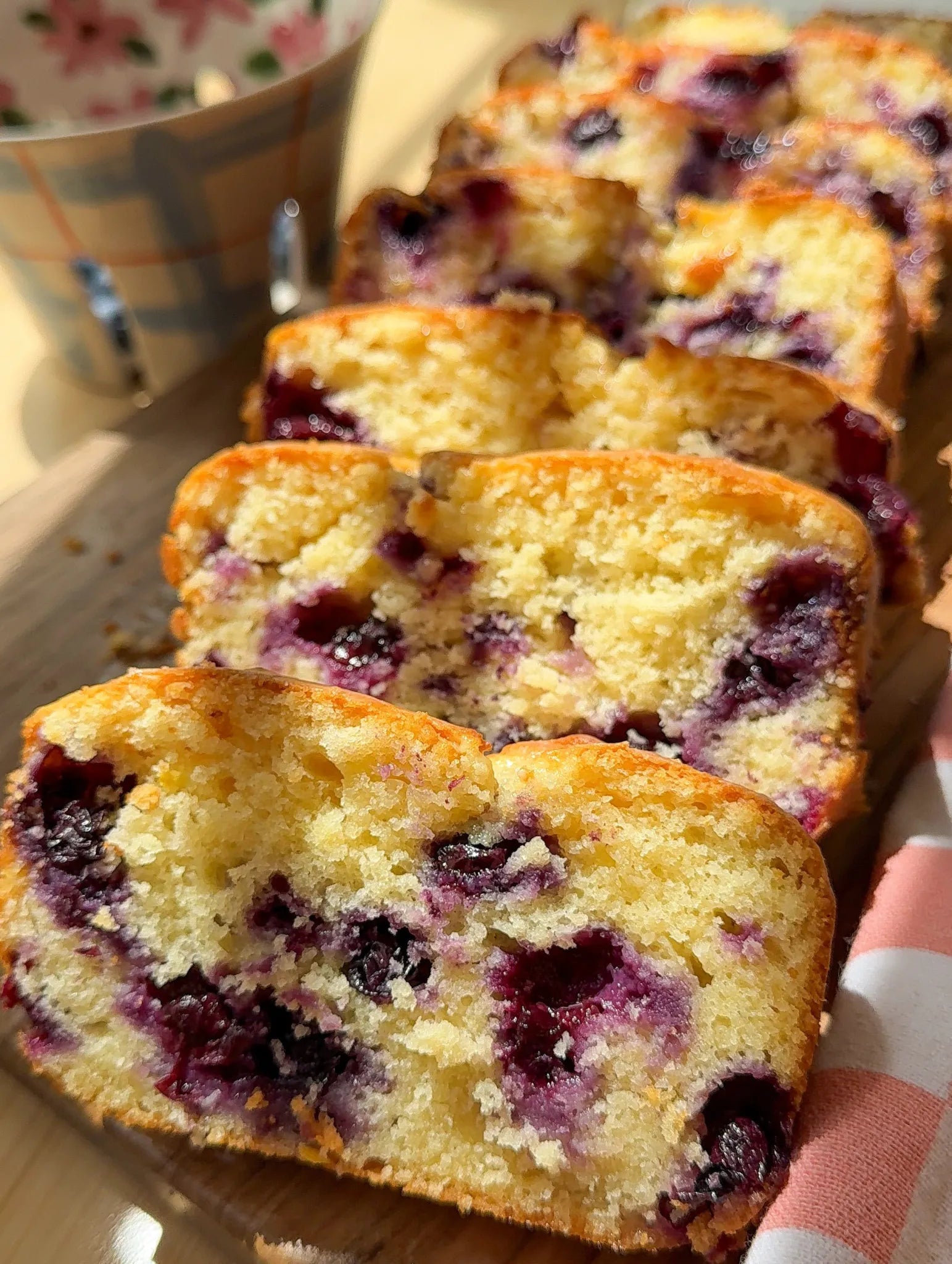 Blueberry Lemon Loaf Cake